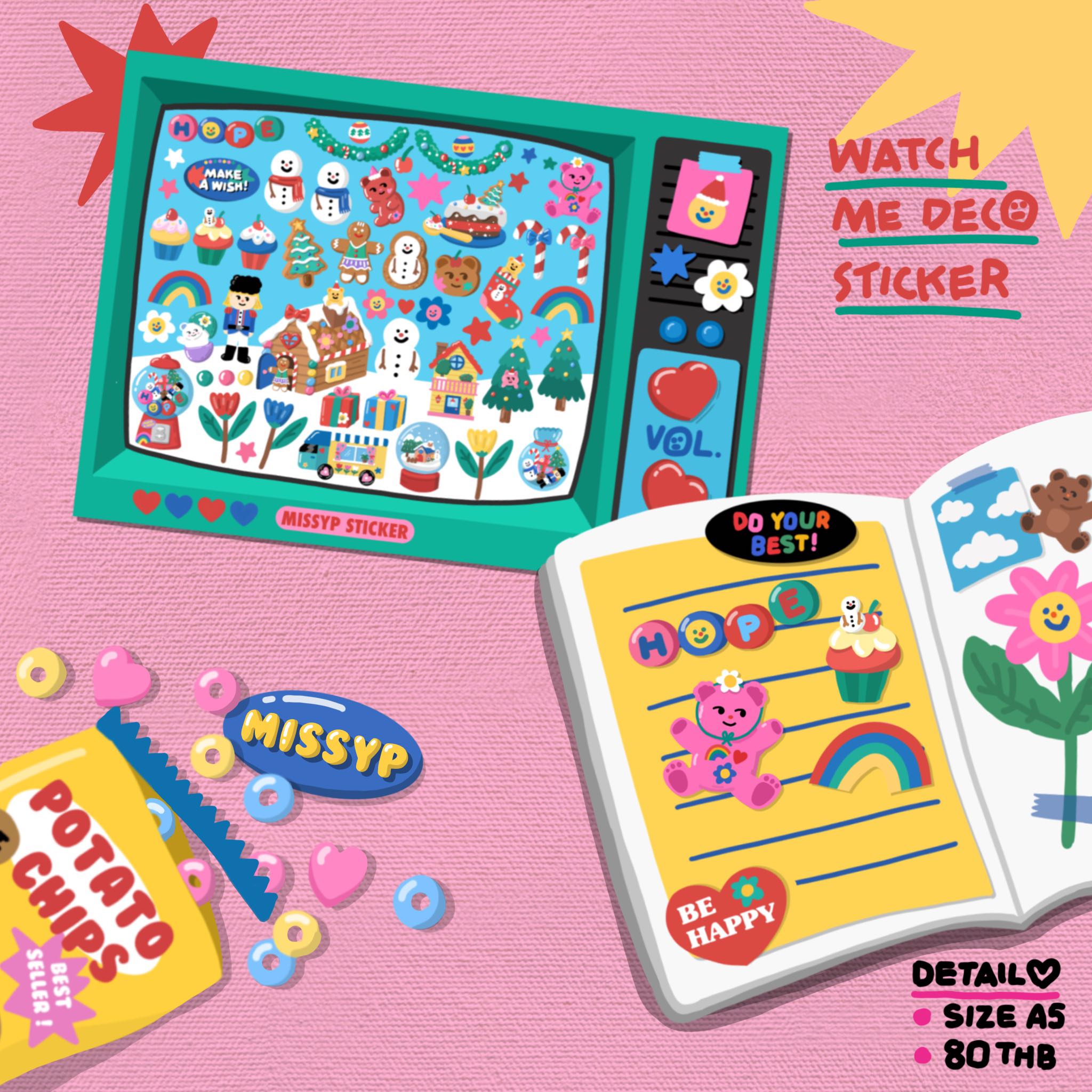 STICKER WATCH ME DECO VOL.2
