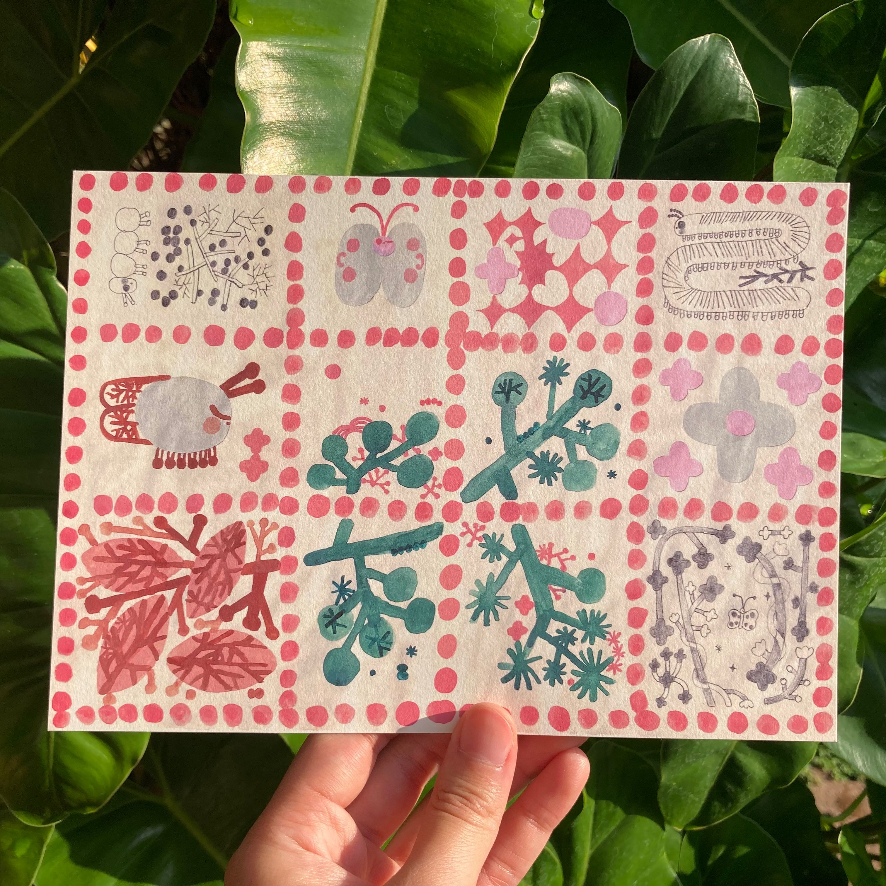 little collection 🍀 art print