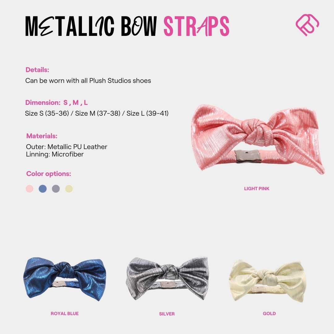 [Add-on] strap - Metallic Bow