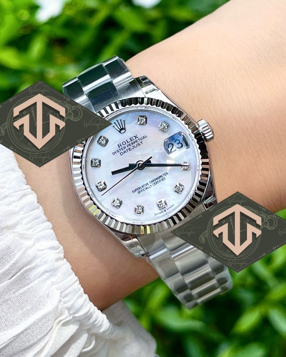 Rolex Datejust 31mm. Mother of Pearl MOP Oyster Ref.178274 GS