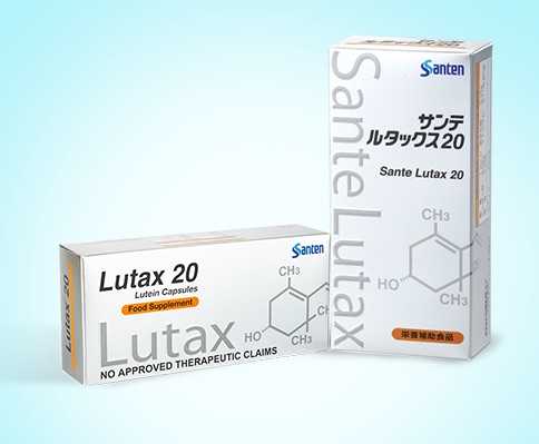 SANTE LUTAX 20 ผลิตภัณฑ์เสริมอาหารบำรุงสายตา ลูเท็ก 20 กล่อง 30 แคปซูล