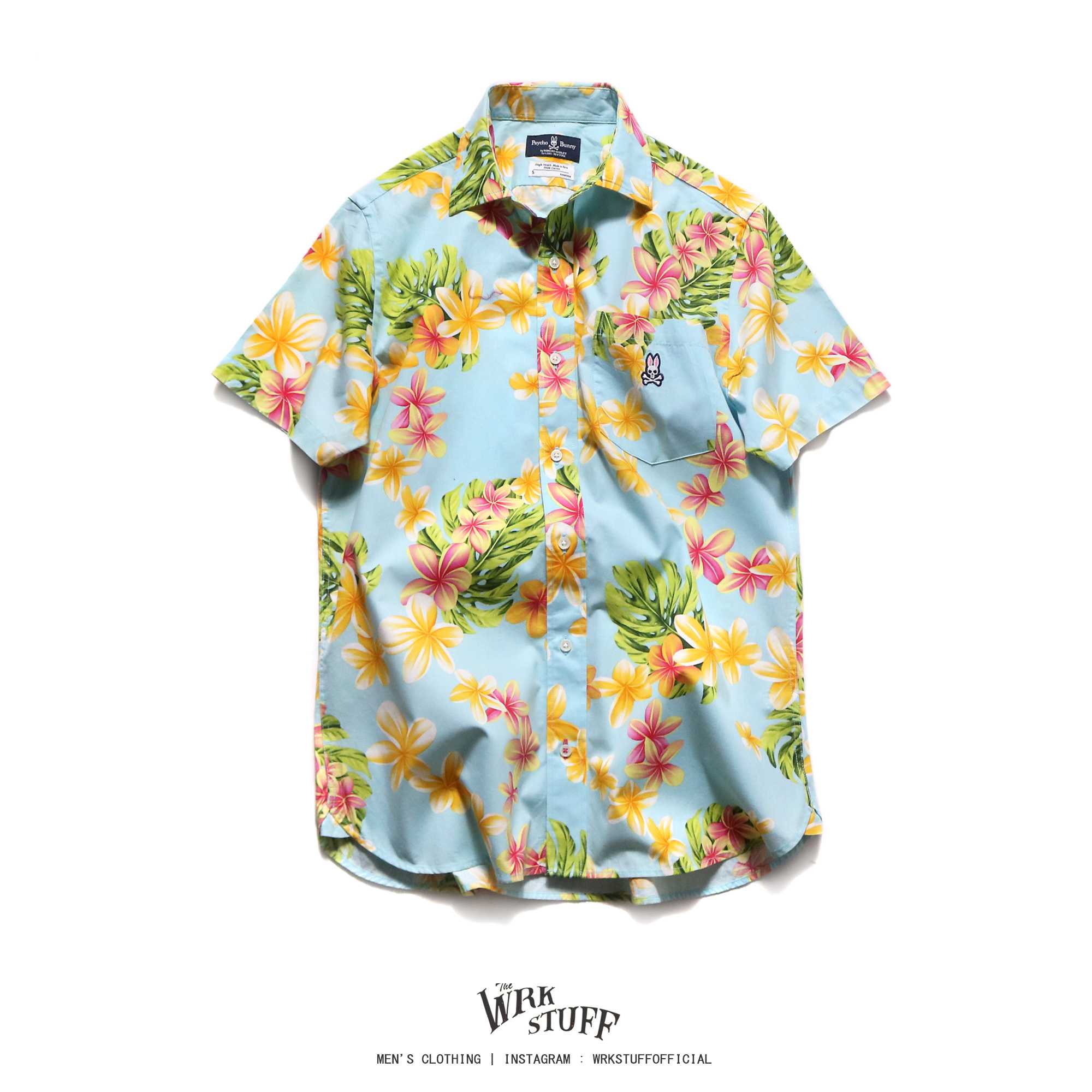 Psycho Bunny Aloha Shirt (S)