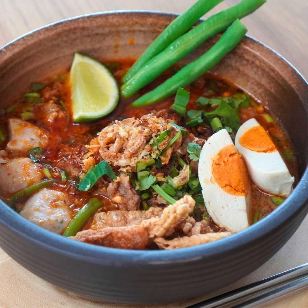 Sukhothai Tom Yum Noodles ก๋วยเตี๋ยวต้มยำสุโขทัย