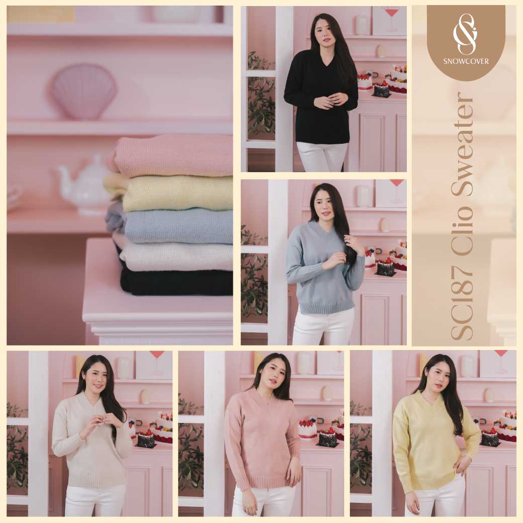 SC187 Clio Sweater (Snowcover เสื้อไหมพรม)