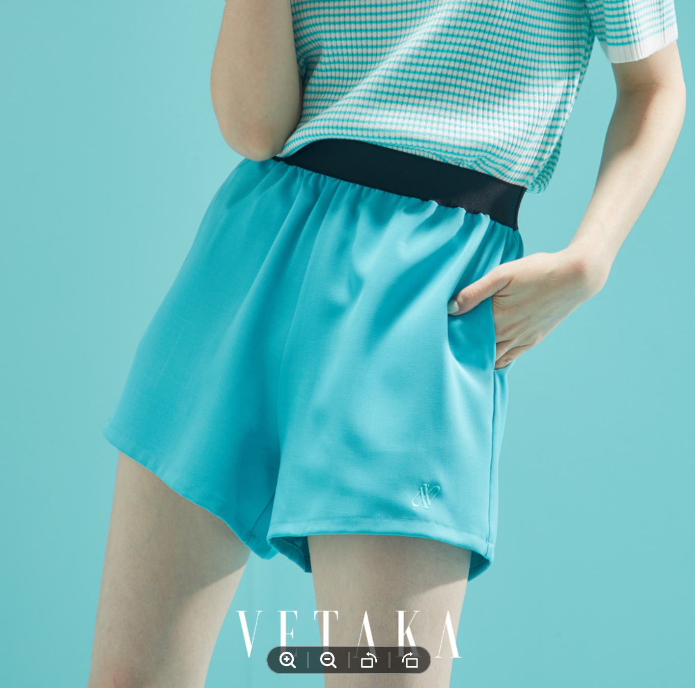 VETAKA Boxy short (กางเกงขาสั้น เอวยาง)