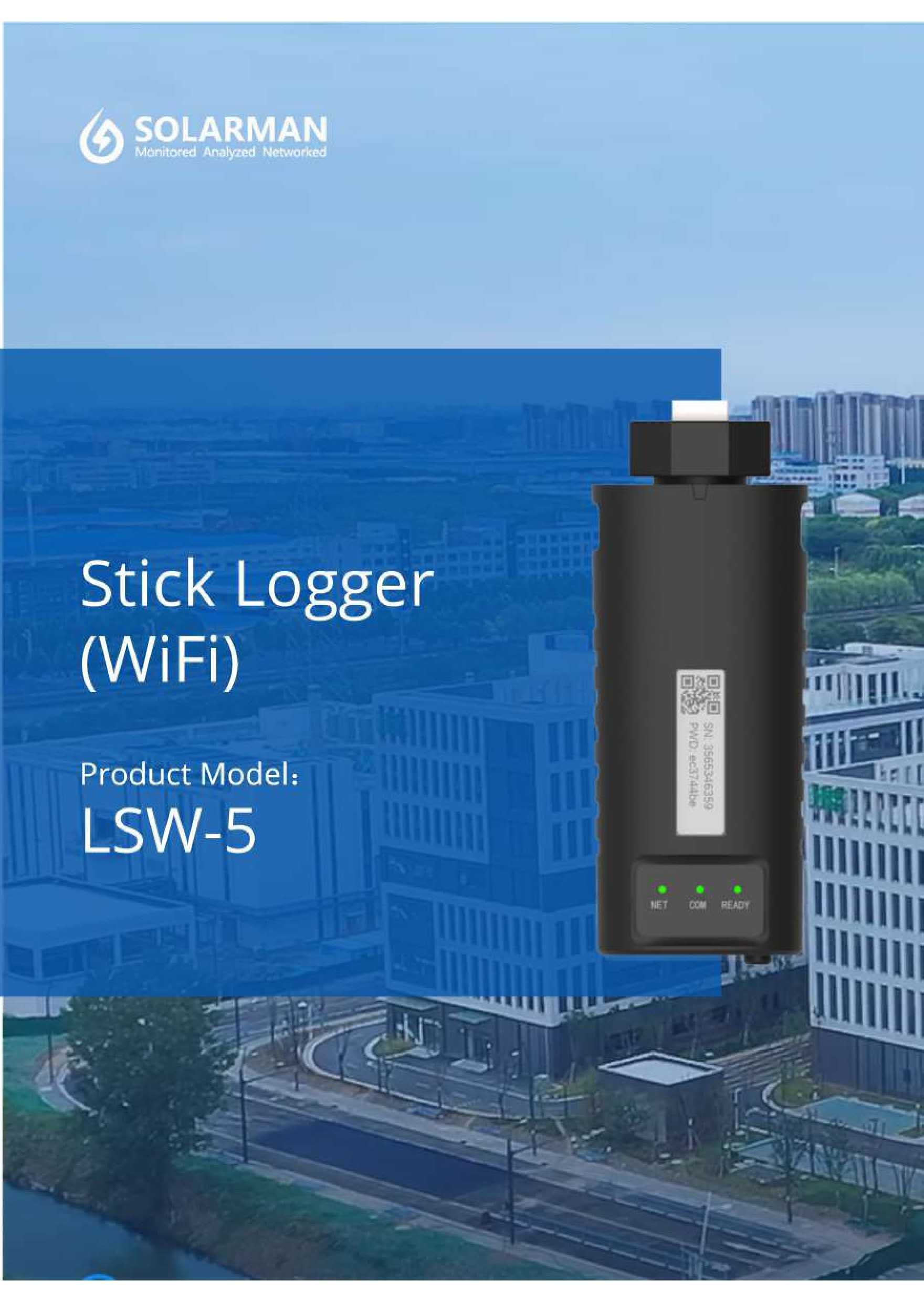 ตัวเชื่อม wifi สำหรับ SRNE hybrid solar inverter สำหรับไฮบริดอินเวอร์เตอร์