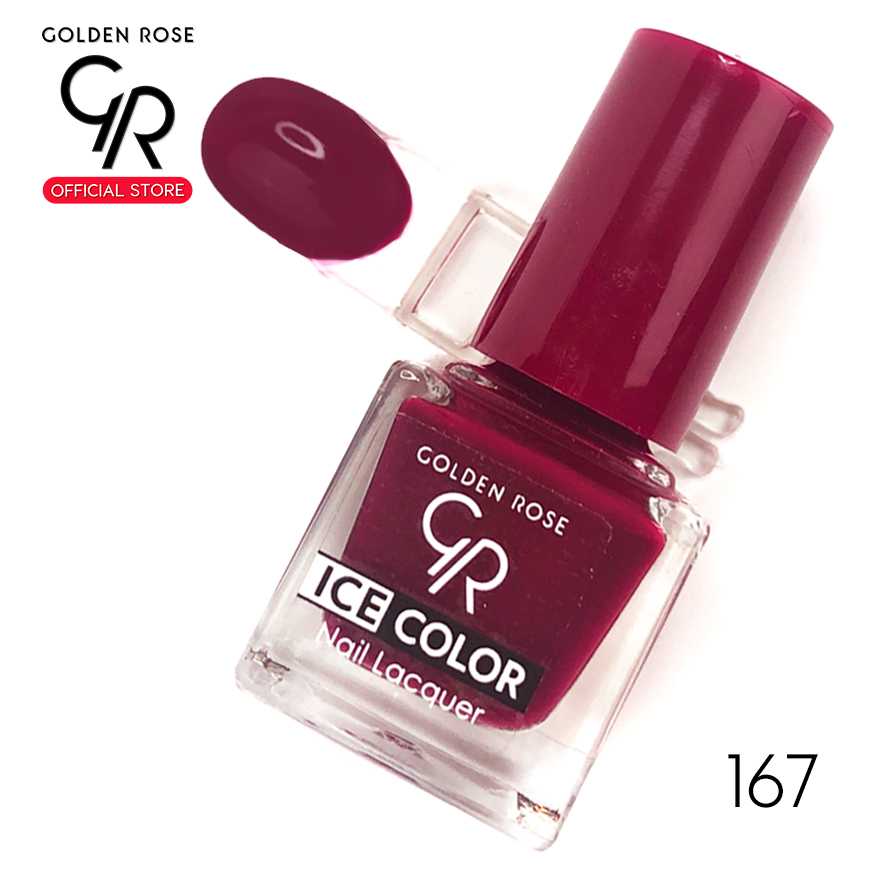 Golden Rose โกลเด้น โรส สีทาเล็บ ไอซ์ เนลล์ 6 มล. Ice no.167