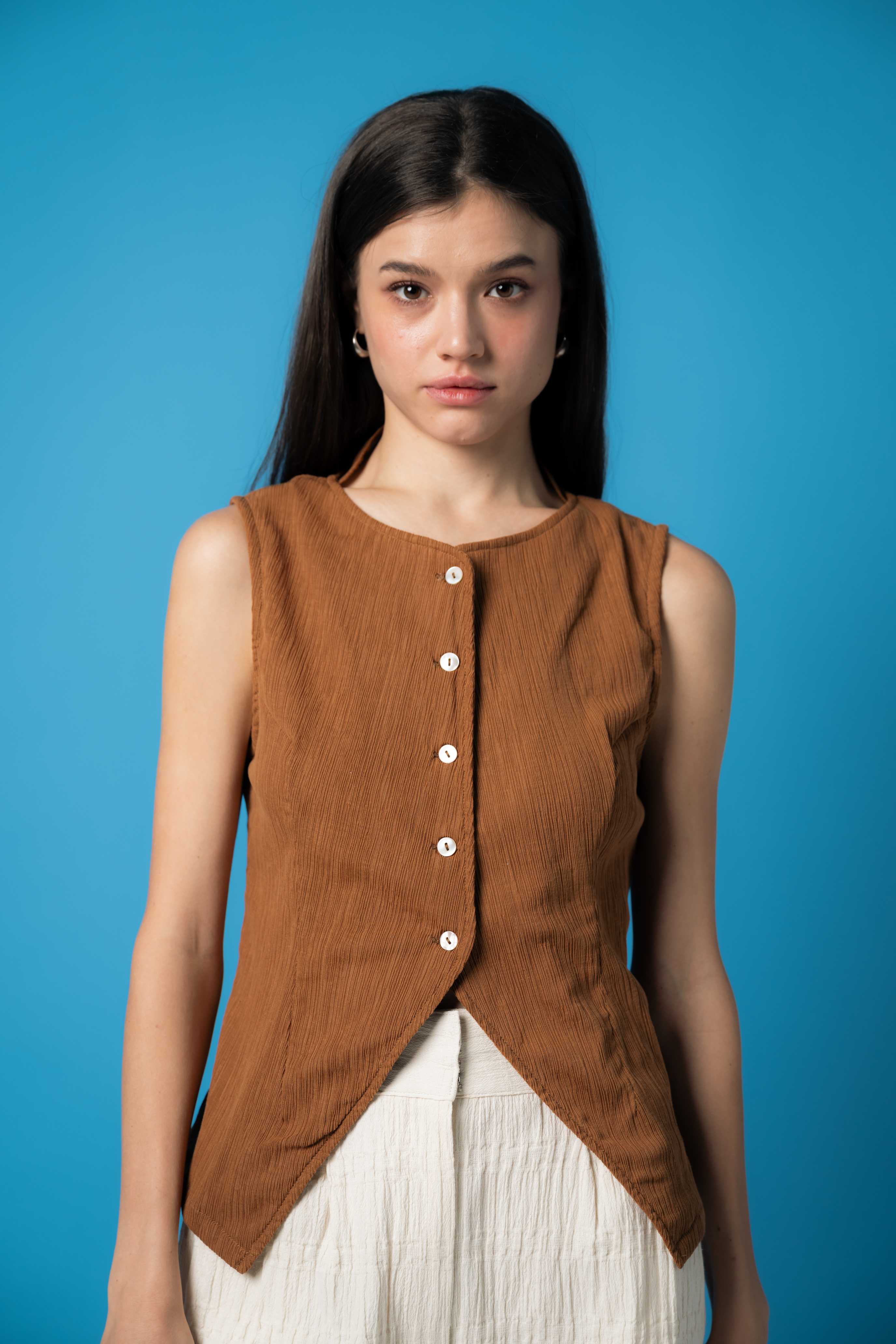 Palit Jane vest (Caramel)