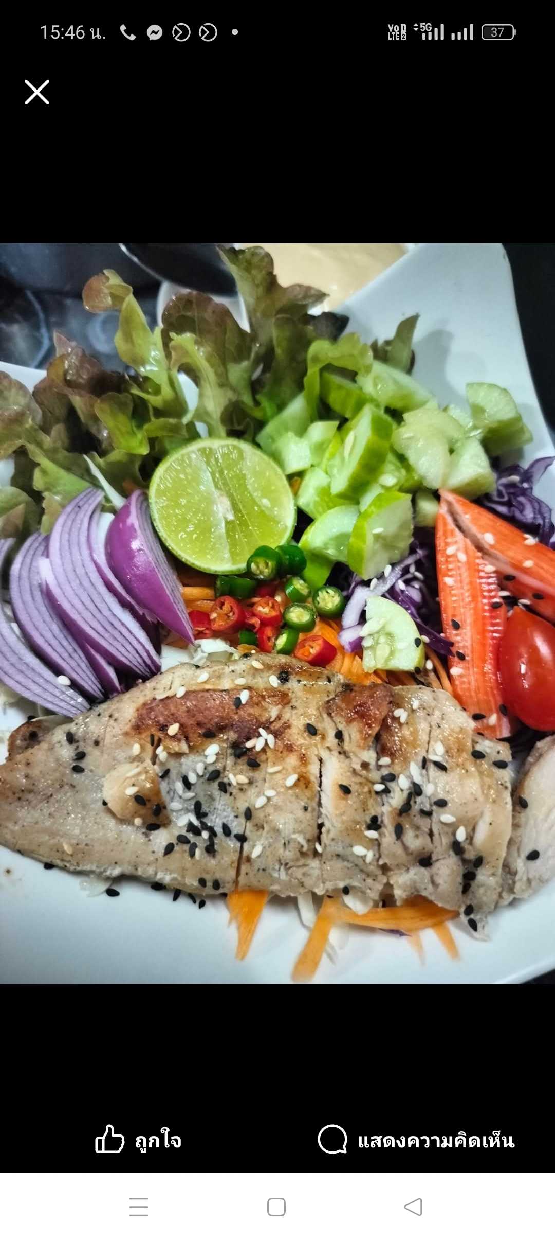 ยำสลัดอกไก่