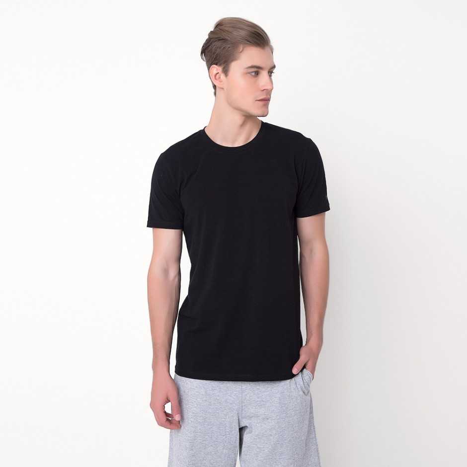 Stretch Crew Tee - Black