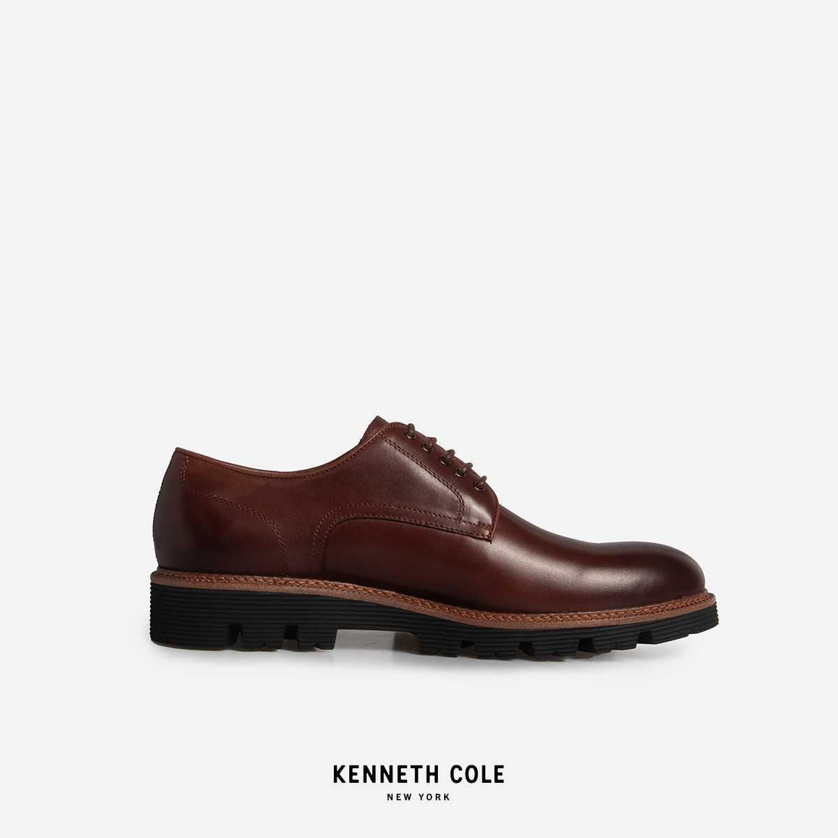 KENNETH COLE รองเท้าทางการผู้ชายรุ่น DANIEL CHUNKY BURGUNDY สีแดงเบอร์กันดี ( DRS - RS74073LE-641 )