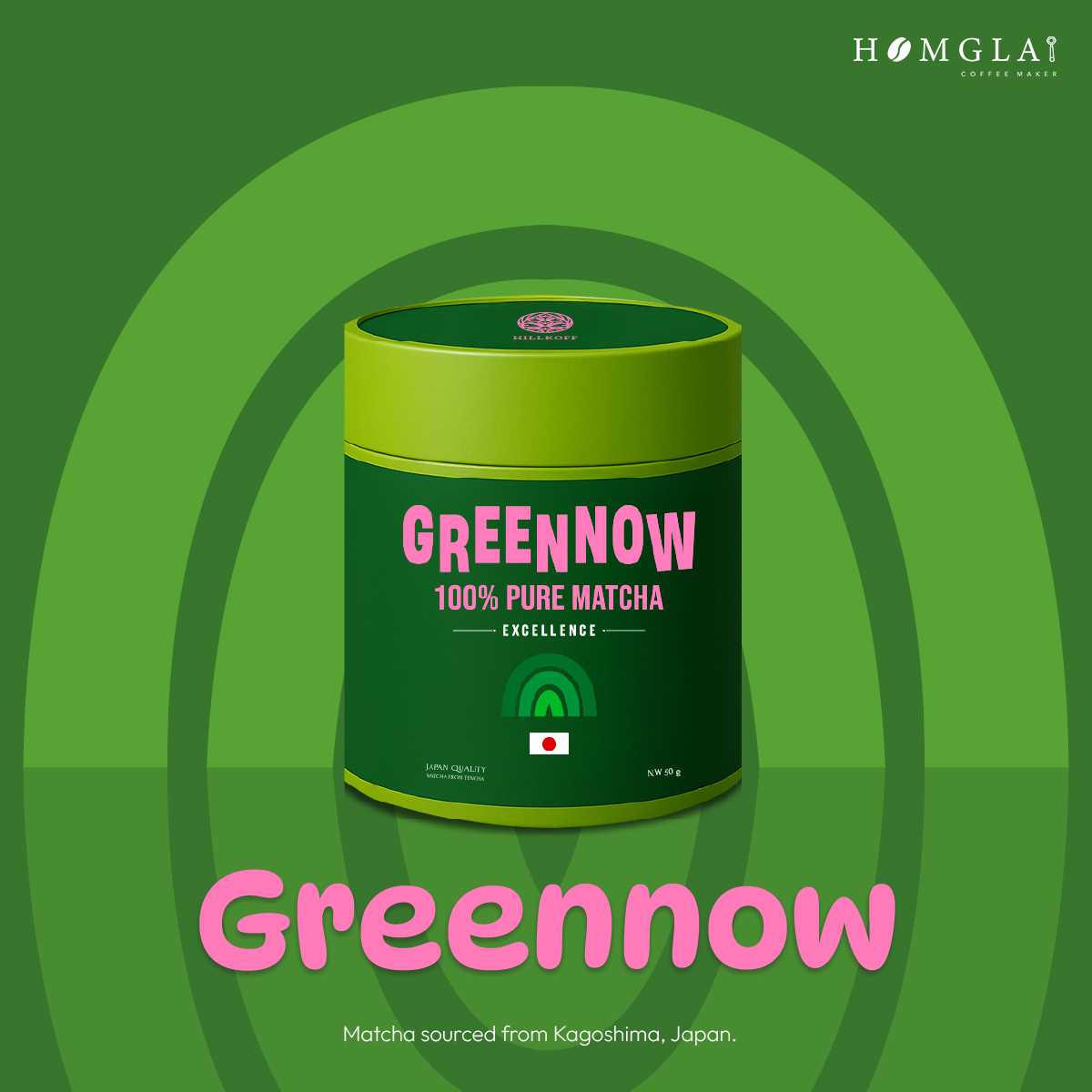 Greennow Pure Matcha เกรด Excellence มัทฉะบริสุทธิ์ ชาเขียวมัทฉะ พรีเมี่ยม แท้ 100%