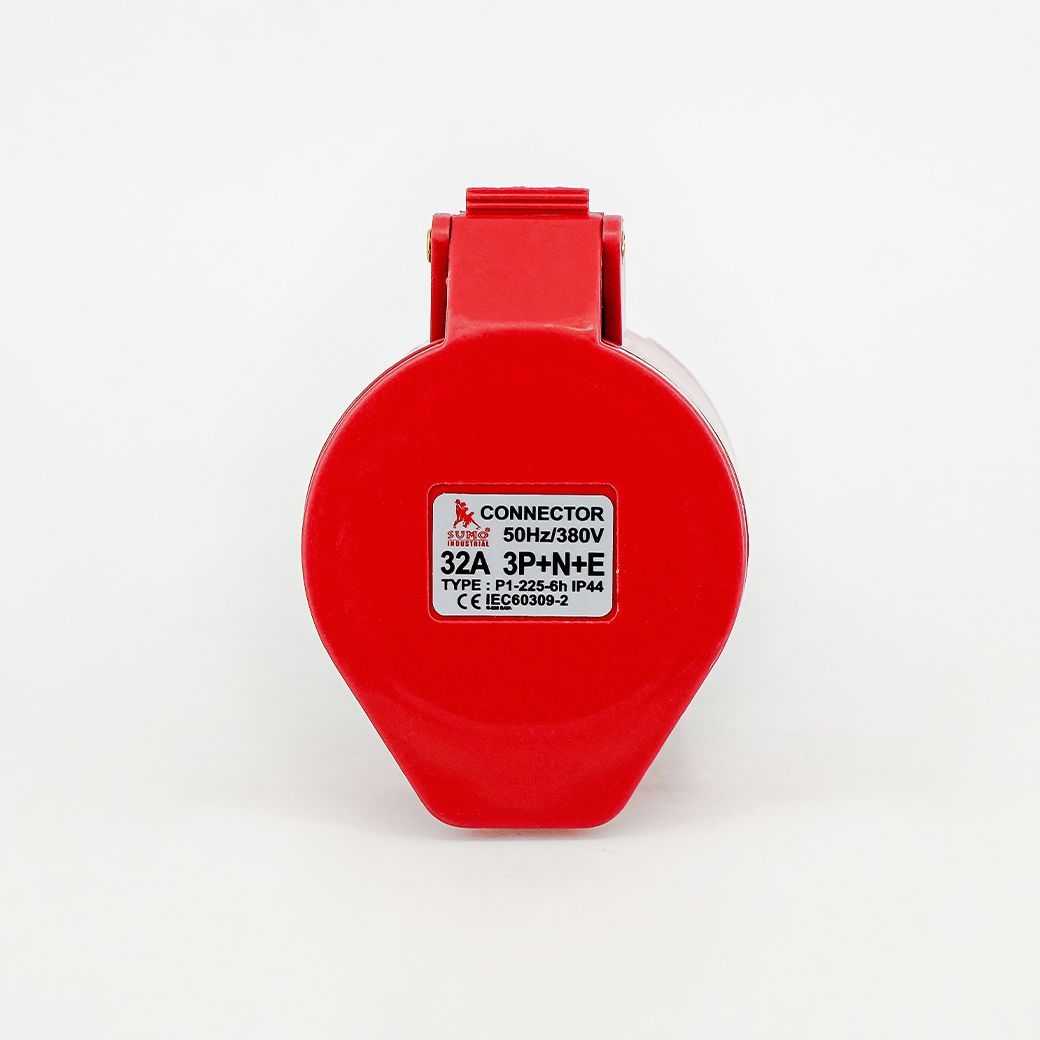 พาวเวอร์ปลั๊ก 3สาย 5ขา 32A รุ่น P1-225-6H (ตัวเมีย) SUMO