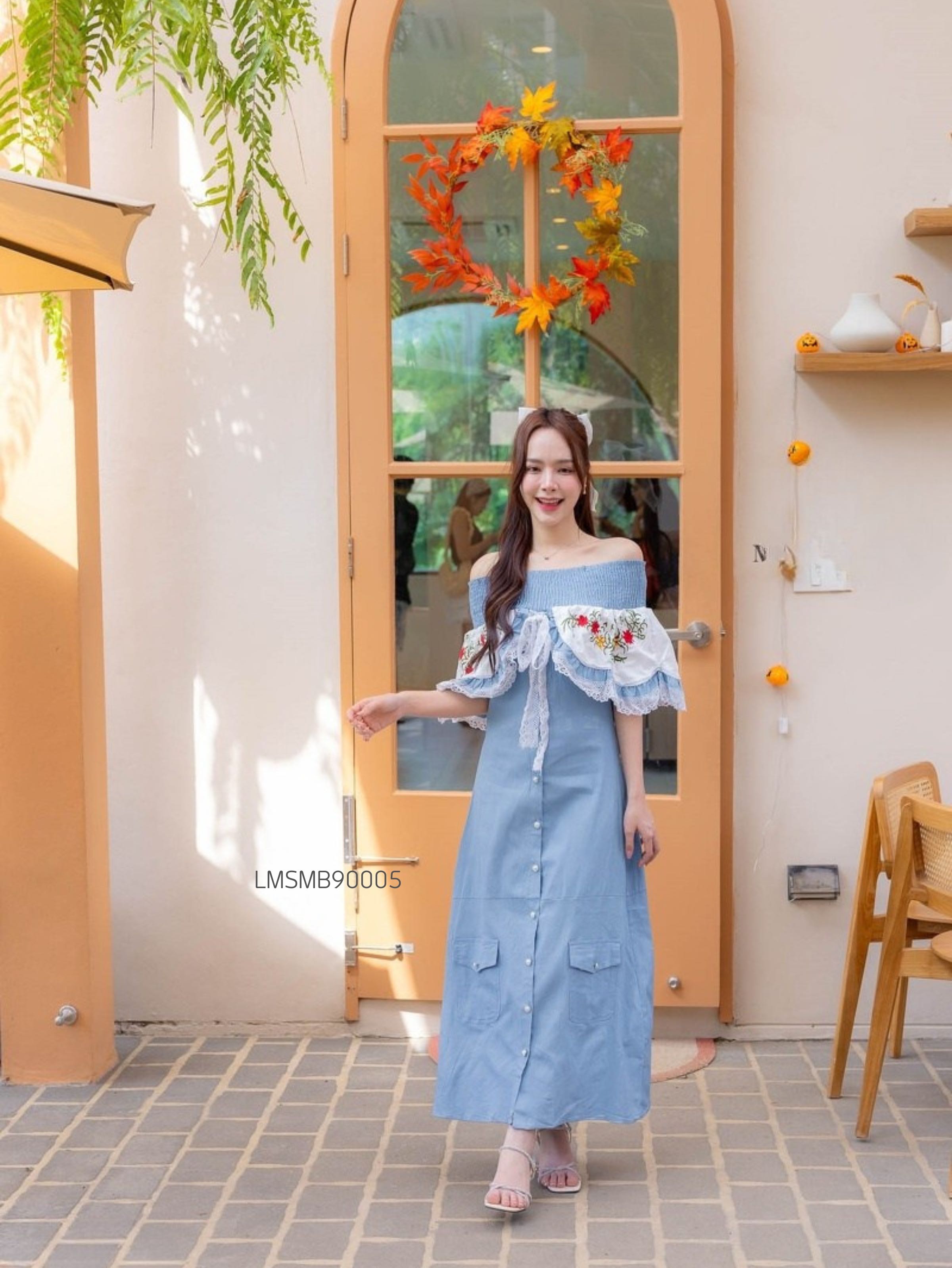 S-XL เดรสยาว LMSMB90005