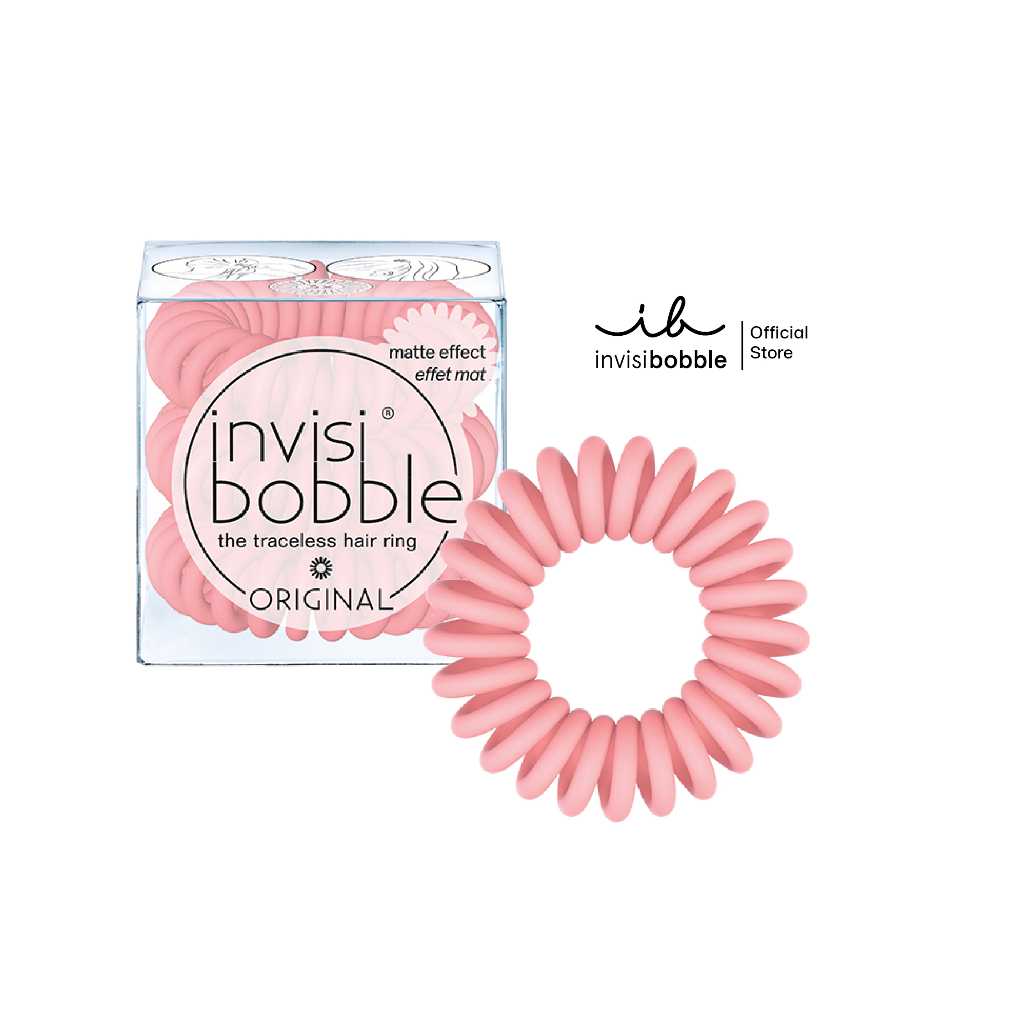 invisibobble ยางรัดผม รุ่น original (mattitude) สี me myselfie & i (1 กล่องบรรจุ 3 เส้น)