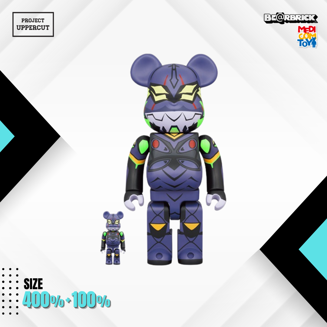 BE@RBRICK 400%+100% EVANGELION THRICE UPON A TIME : Evangelion Unit 13 (New Paint Ver.) [New]
