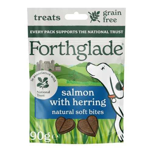 (พร้อมส่ง) Forthglade - National Trust Soft Bite Treats with Salmon and Herring (90 g.)