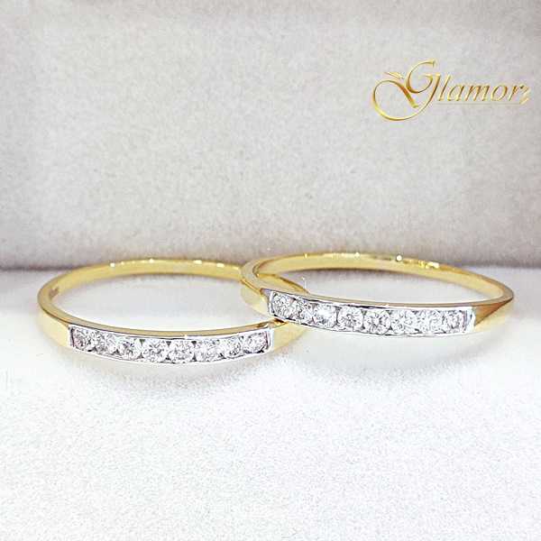 แหวนหมั้น แหวนแต่งงาน แหวนคู่รักR8162-R112