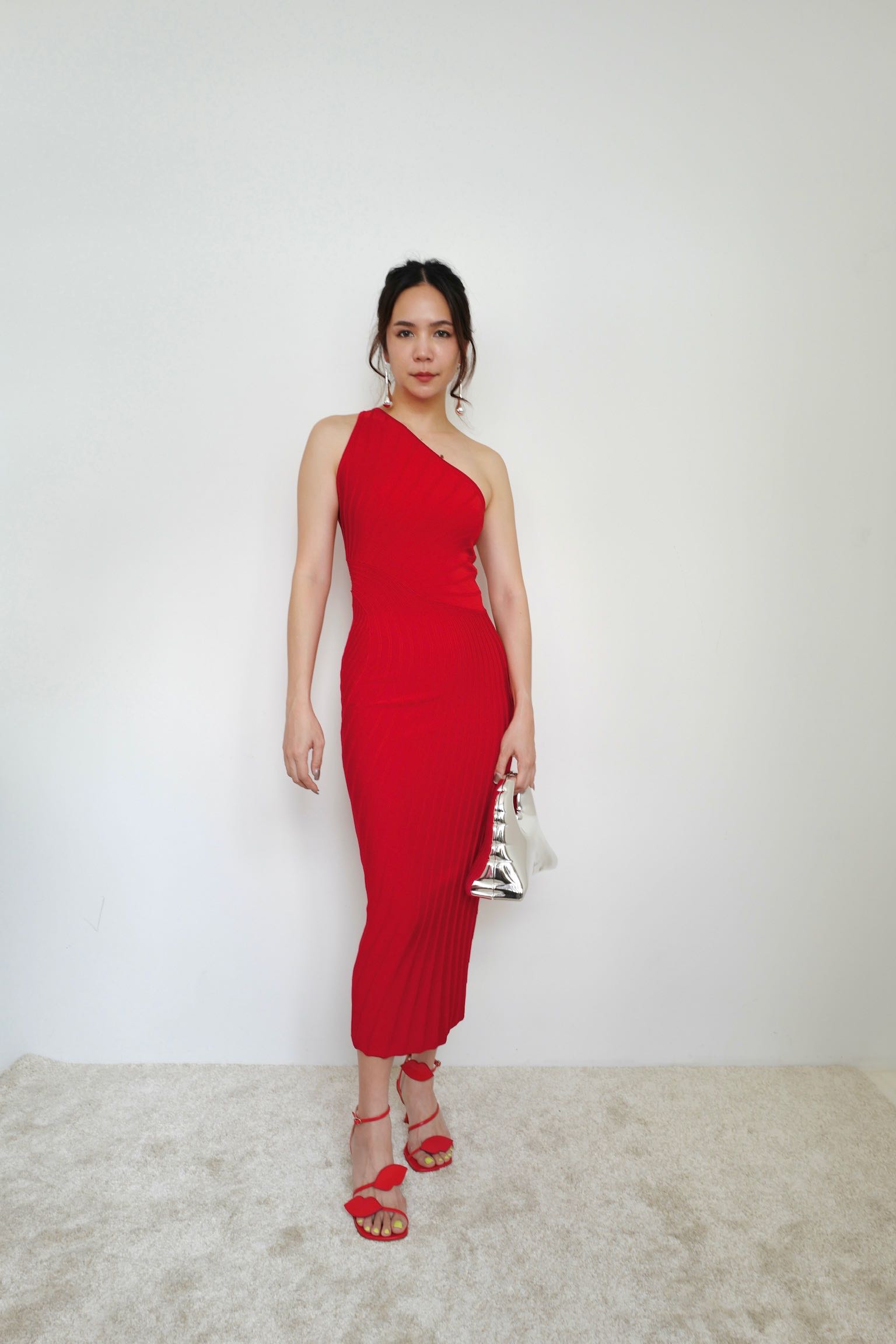 Cult Gaia RAITH KNIT DRESS - GHERMEZ