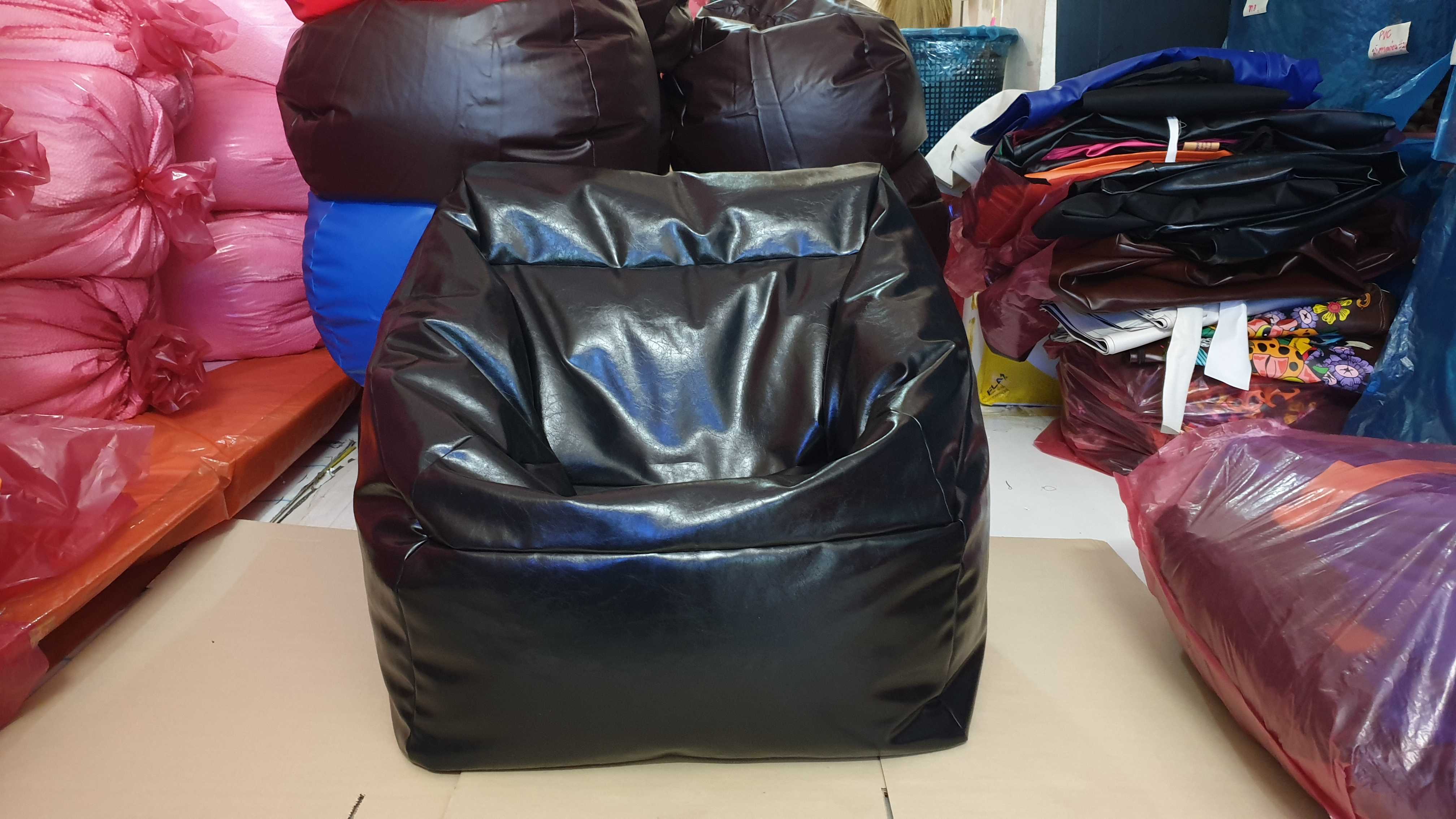 เก้าอี้ BeanBag ทรงโซฟา Mini Sofa-หนังเทียม PVC-