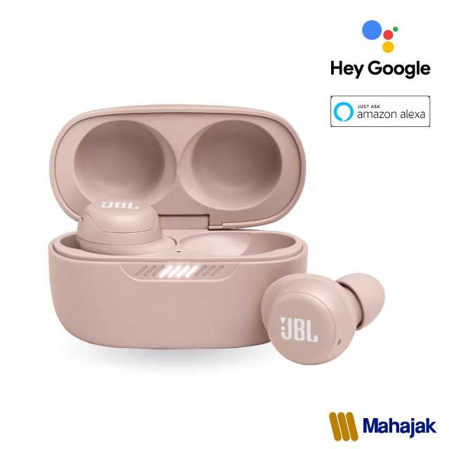 JBL LIVEFREENC+ TWS สีชมพู หูฟังบลูทูธไร้สาย #MAHAJAK #JBL #มหาจักร #True wireless