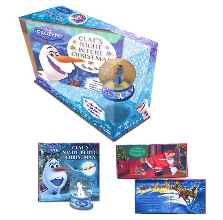 S40_Disney Frozen: Book and Glitter Globe
