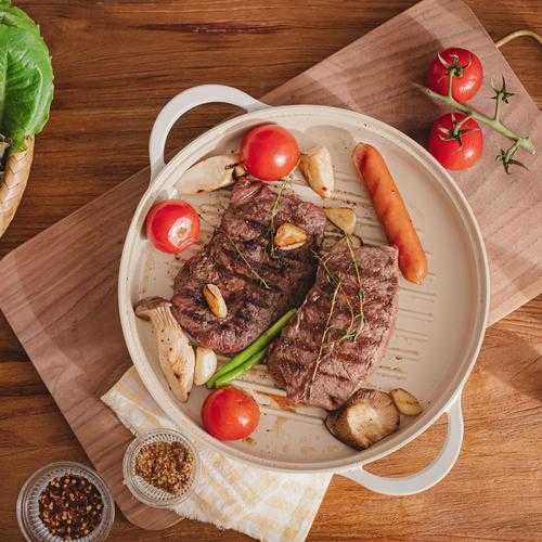 FIKA : กระทะย่างกลม 26 cm - [Round grill 26 cm]