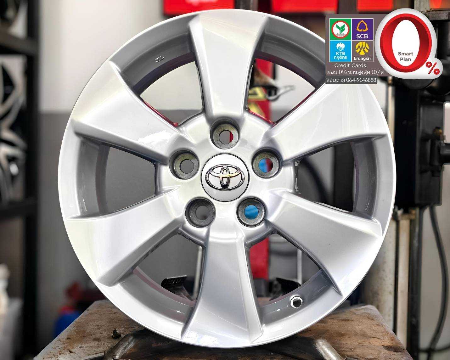 ขายล้อเปล่า Toyota แท้ 5 รู 114 ขอบ 16 สภาพสวยไม่มีรอย 2092968