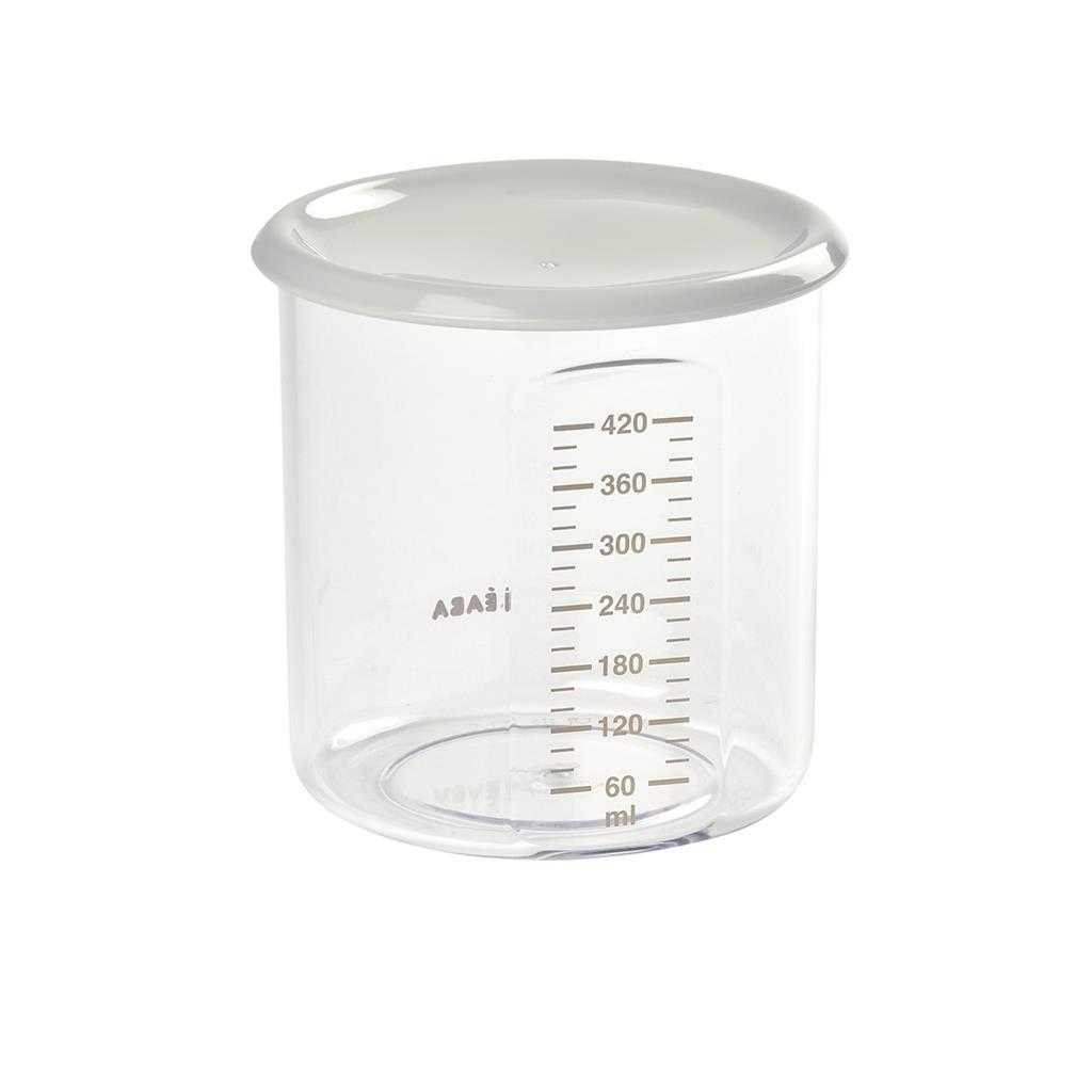 BEABA กระปุก Tritan Maxi + Portion 420 ml Tritan grey