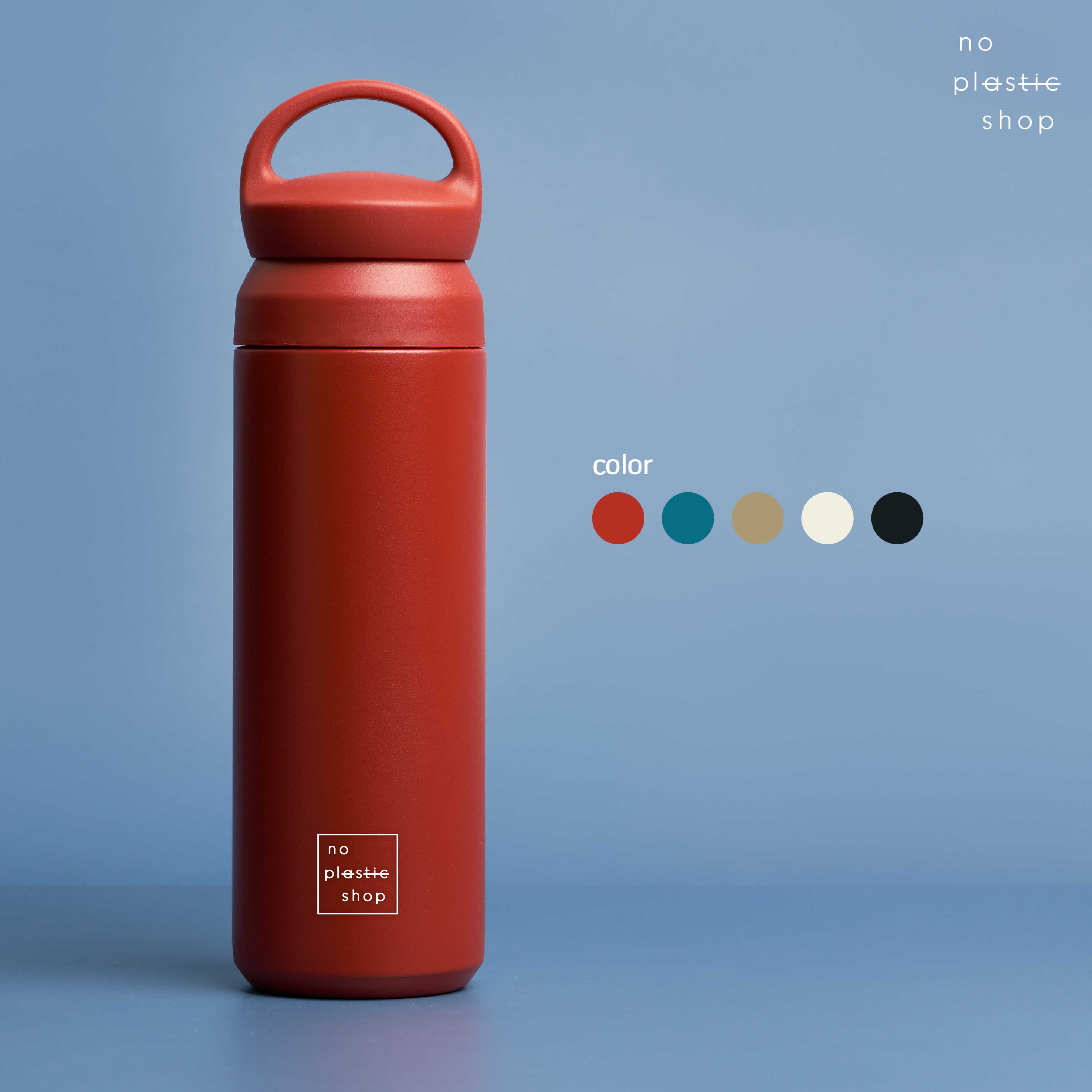 Travel Tumbler กระบอกน้ำ แก้วน้ำเก็บความร้อนเย็น แบบมีหูหิ้ว-เย็นได้ 6 ชั่วโมงสแตนเลส 500ml
