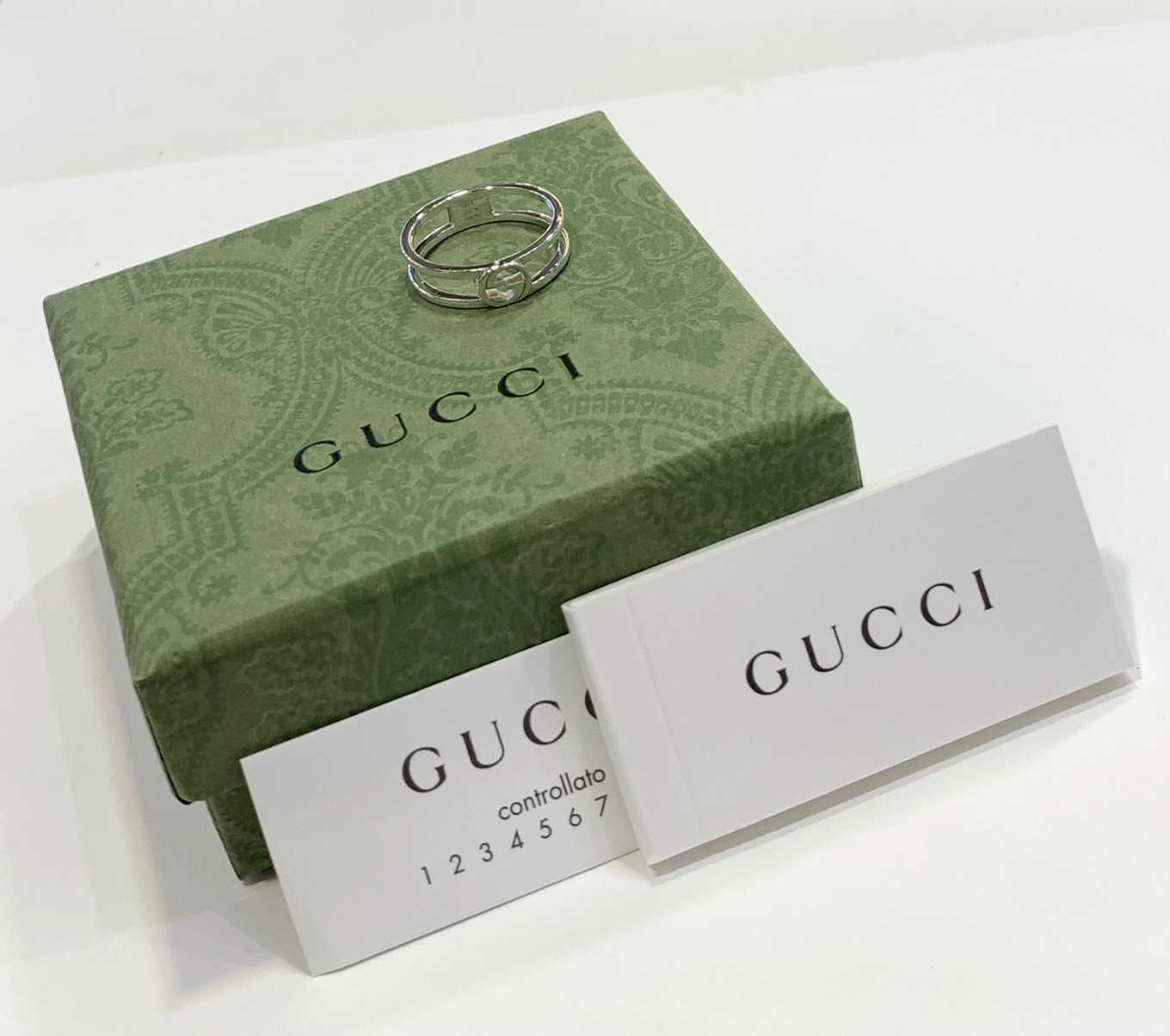 Gucci Interlocking Ring Size19 ปี2025 มือสองสภาพดีค่ะ
