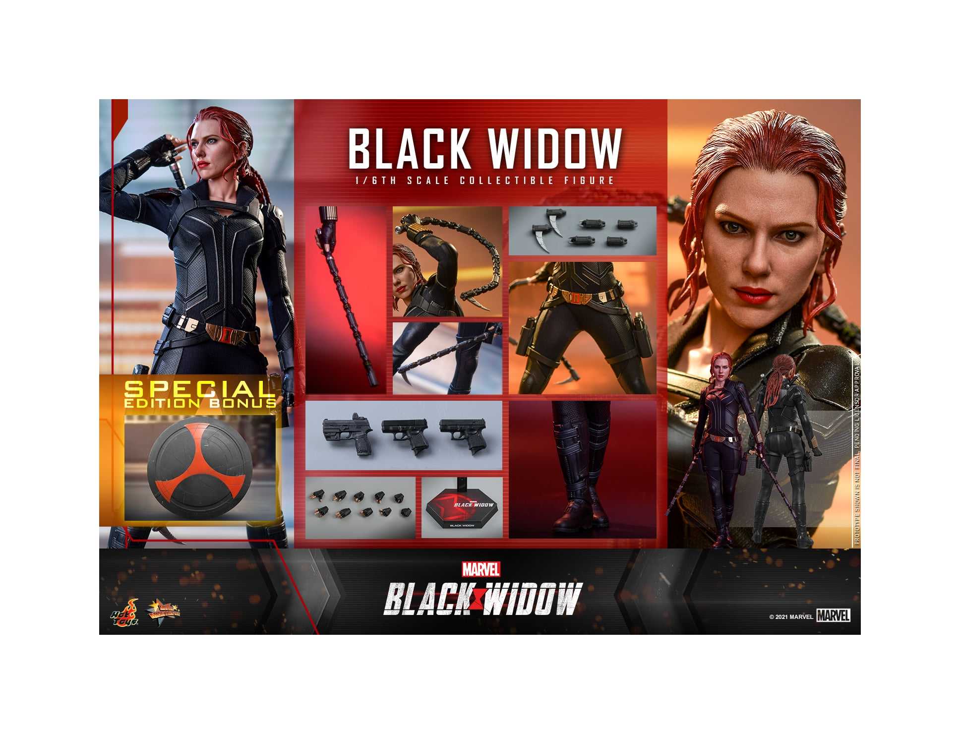 Hot Toys MMS603B (Special Edition) 1/6 Black Widow - Black Widow (ku)