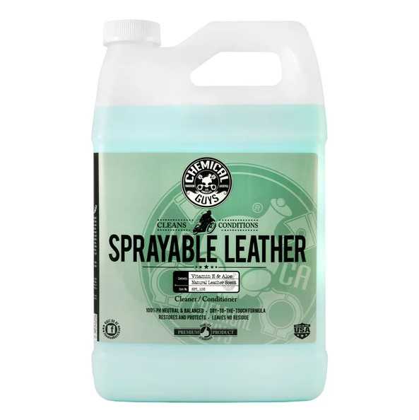 Sprayable Leather Cleaner & Conditioner In One I Chemical Guys I Gallon 128 oz.