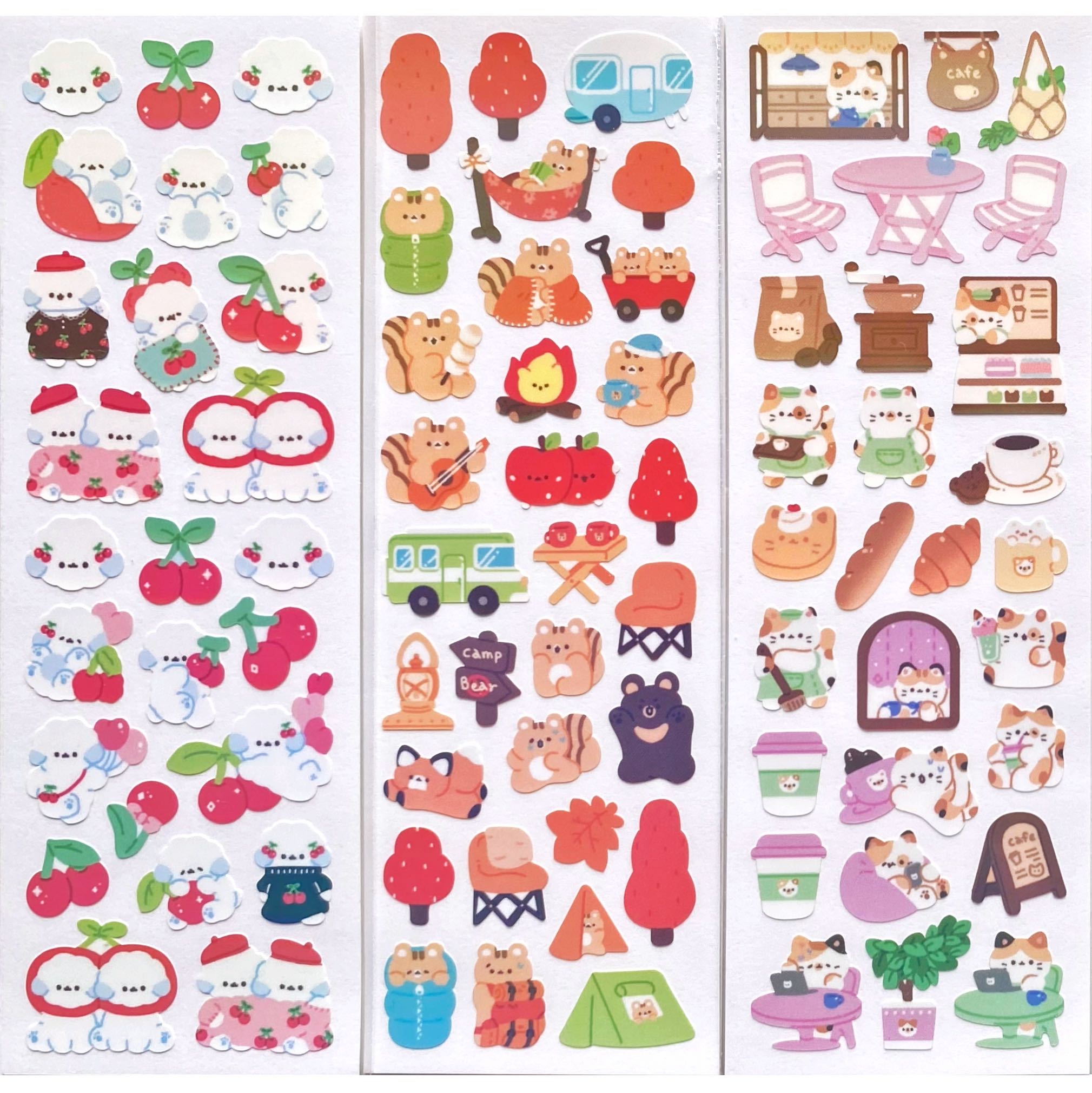 Pompomroom sticker (6 types)