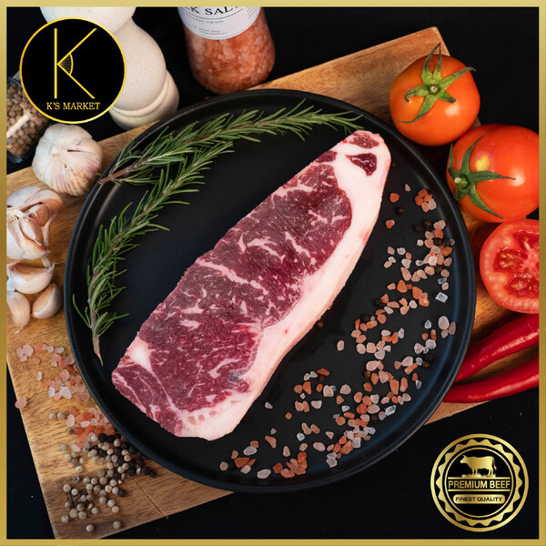 วากิวสเต็ก ออสเตรเลีย เนื้อสันนอก MB 4-5 (180-220 g) เนื้อนำเข้า มี HALAL