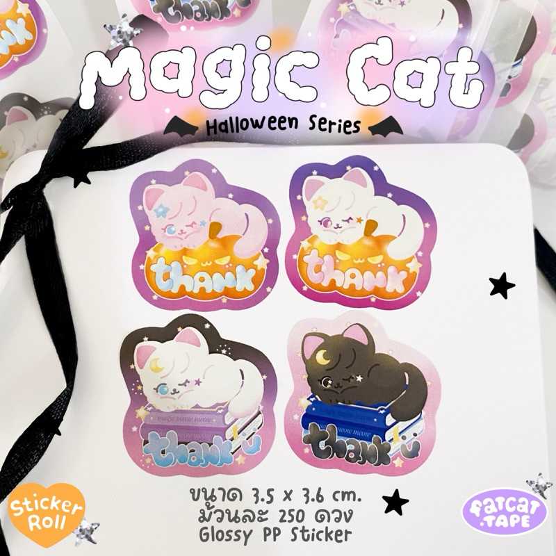 Sticker Roll⭐️ mini 🤏🏻08 magic cat