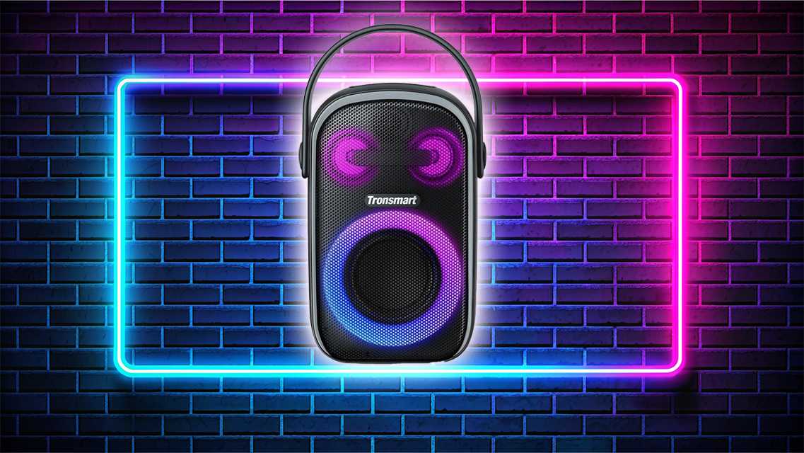 ลำโพงไร้สายกลางแจ้งแบบพกพา 60 วัตต์ TRONSMART HALO 100