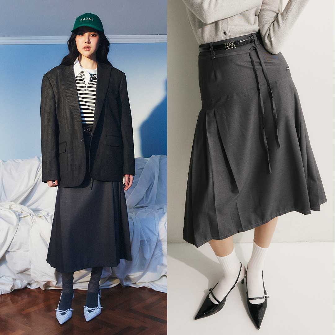 maison KEEPS | Anne Midi Skirt | กระโปรง