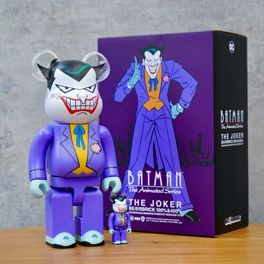 BE@RBRICK 400%+100% The Joker [Batman The Animated Series Ver.] [New]