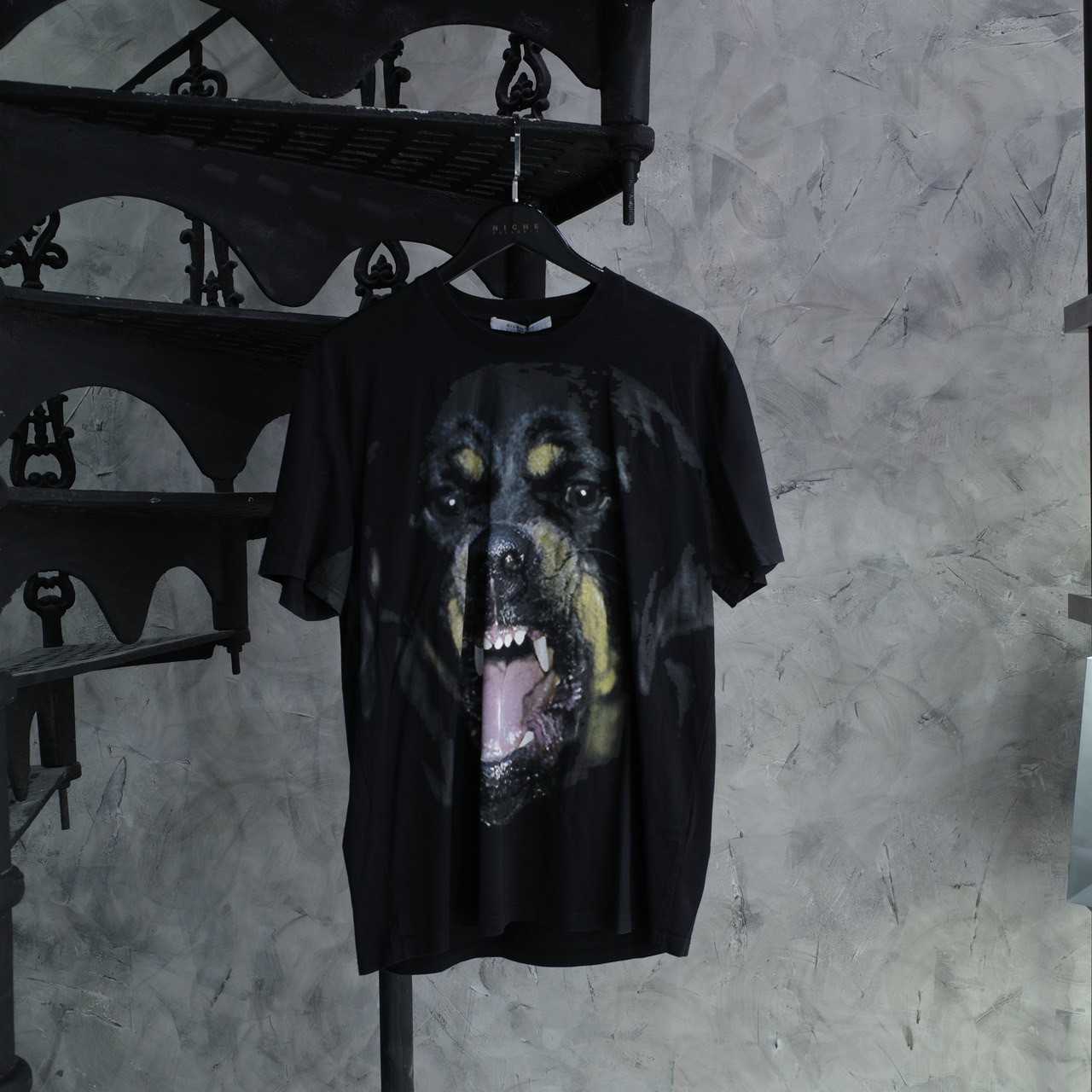 GIVENCHY ROTTWEILER BLACK T-SHIRT