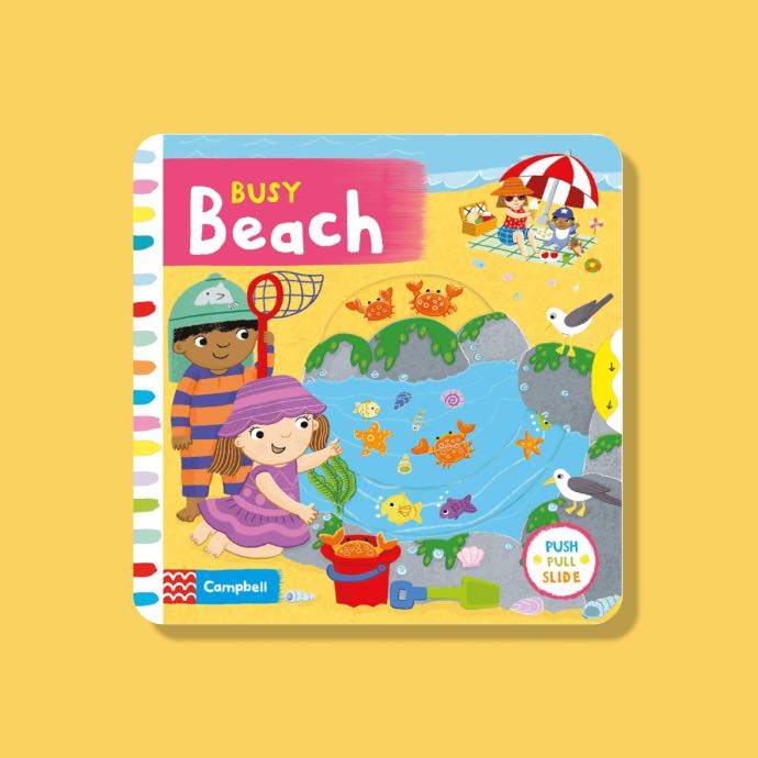Busy: Beach 🏖 หนังสือเด็ก บอร์ดบุ๊คพร้อมกิจกรรม ภาษาอังกฤษ