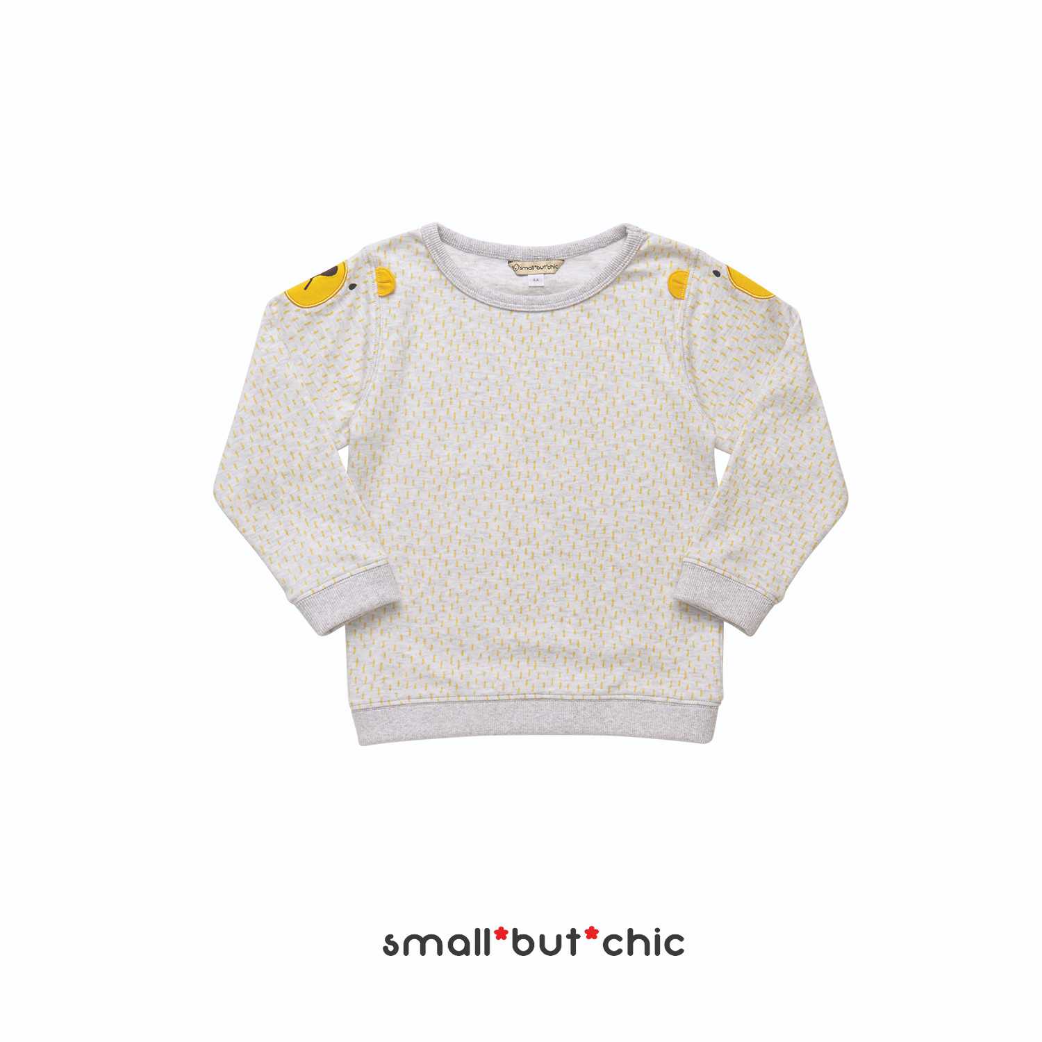 เสื้อแขนยาวปักหน้าหมีที่หัวไหล่(TS-171)