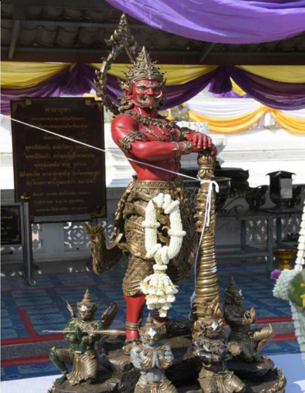 ผลงาน ท้าวเวสสุวรรณโณ พุทธศิลป์ กรมตำรวจ 