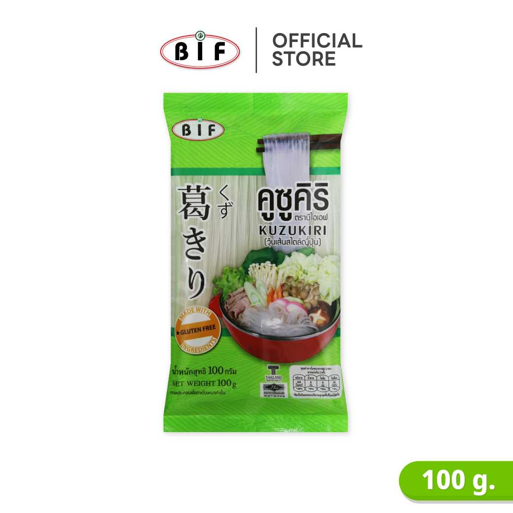 วุ้นเส้นญี่ปุ่นคูซูคิริ ตรา BIF ขนาด 100 g.