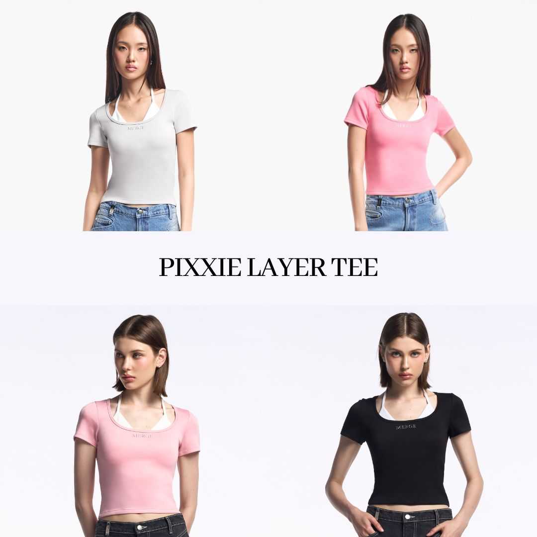 Merge Official - Pixxie Layer Tee (จัดส่ง 25/07)(เปิดขาย 15 Jul 20.00)