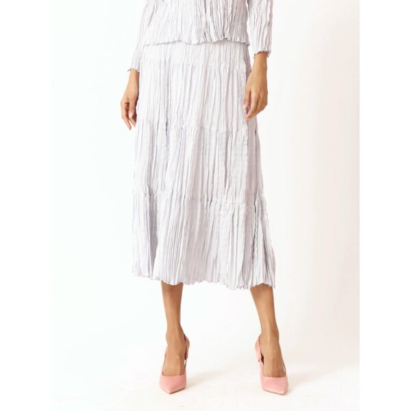 2MUAY PLEAT กระโปรงผู้หญิง กระโปรงพลีทคุณภาพ รุ่น GJO3285 2สี FREE SIZE A LINE PLEAT SKIRT