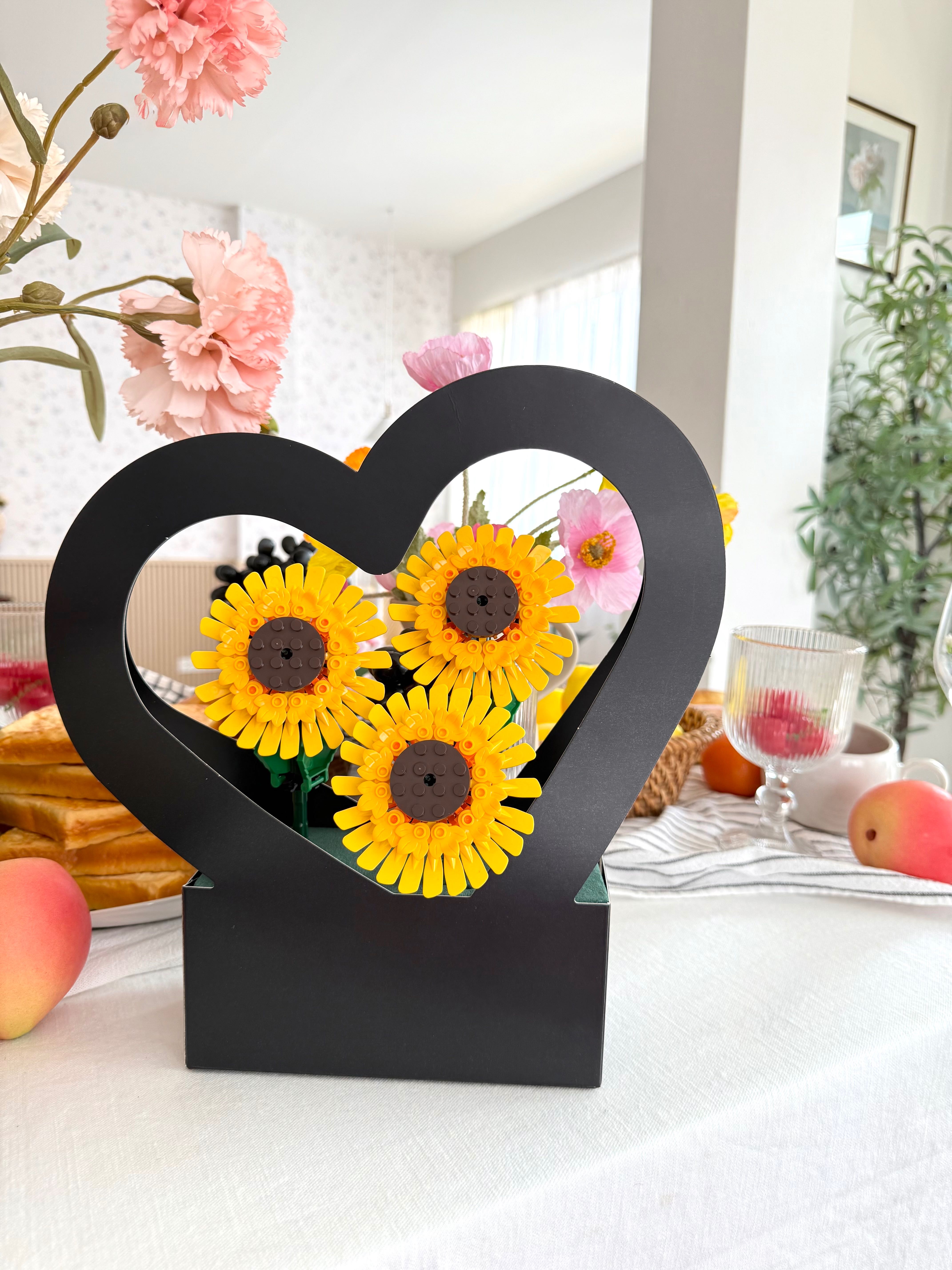 LEGO Sunflower Heart Basket 🌼🌻