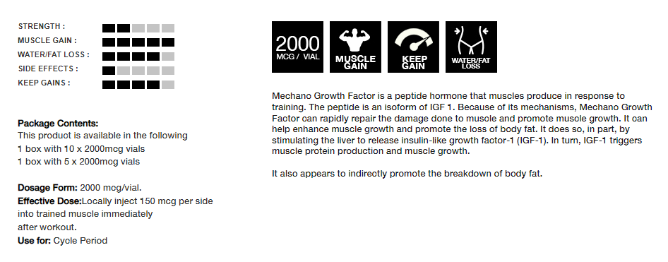 MEGA-TECH  Mechano Growth Factor