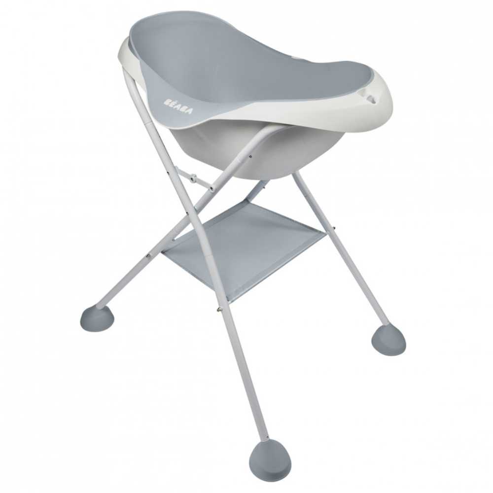 BEABA เซ็ทอ่างพร้อมขาตั้ง Camélé’O 1st age Baby Bath with Foot Support - Light Grey