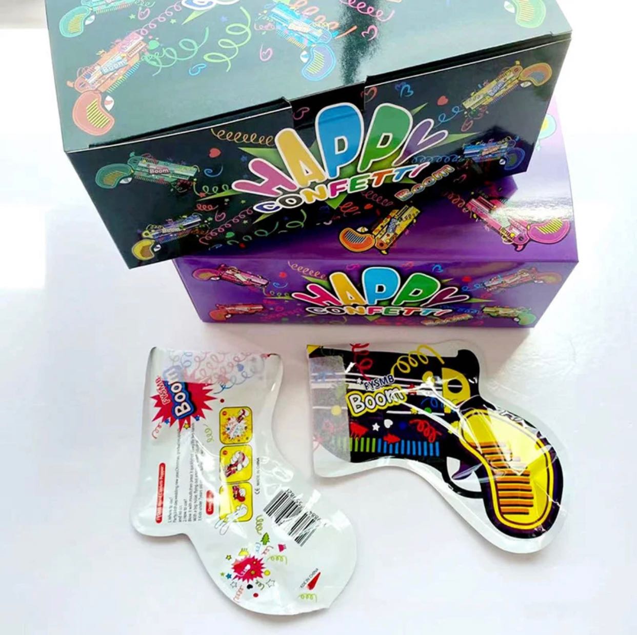 Paper shoot เปเปอร์ชู๊ท แบบบีบ (48ชิ้น/กล่อง)ของเล่น ปาร์ตี้ ปีใหม่ งานเทศกาลรื่นเริงต่างๆ